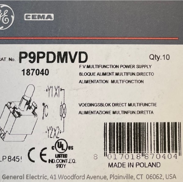CEMA P9PDMVD 187040 Netzgerät (VPE=10 Stück)
