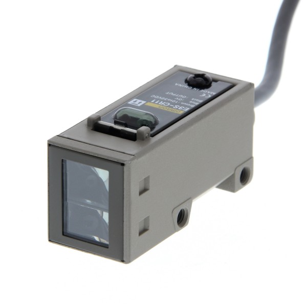 Optischer Sensor, Reflexionslichtschranke, 3 m, DC, 3-adrig, NPN/PNP, horizontal, 2-m-Kabel
