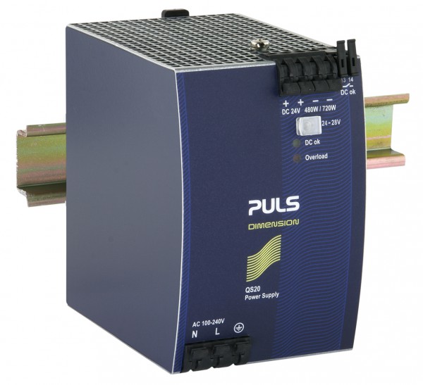QS20.244 PULS Hutschienen-Netzteil, 24VDC, 20A, 480W