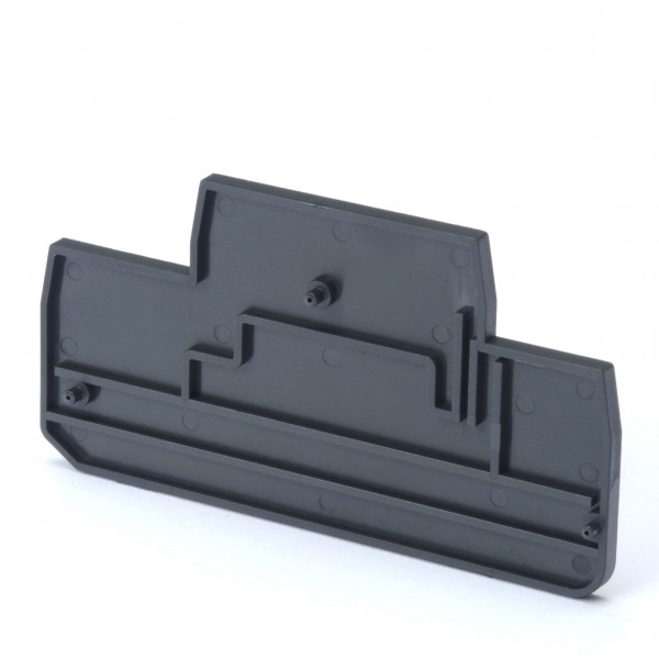 Endplatte für Mehrstock-Reihenklemmen, 1mm², Push-in Plus Modelle