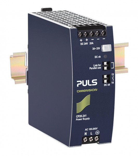 CP20.241-C1 PULS Hutschienen-Netzteil, 24VDC, 20A, 480W, Schutzlack