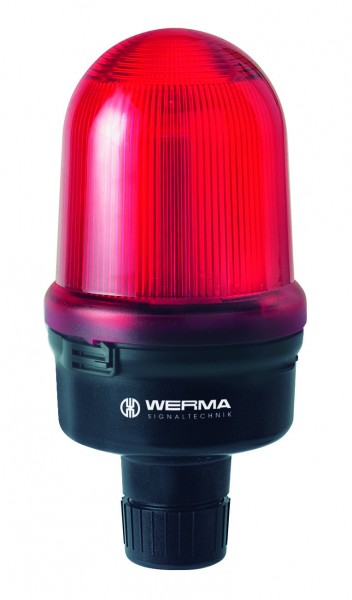 WERMA LED-Dauer-/Blinkleuchte RM 24VDC RD