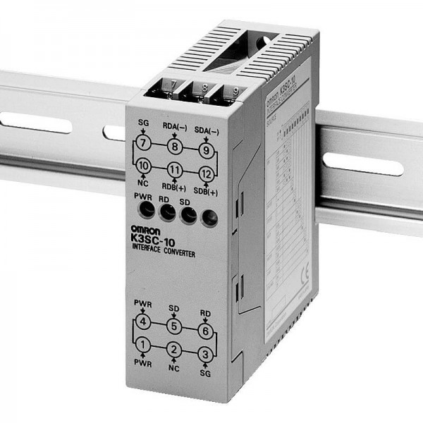 Kommunikationskonverter, RS-232C/USB-auf-RS-422/RS-485, für DIN-Schienenmontage oder direkte Tafelmo