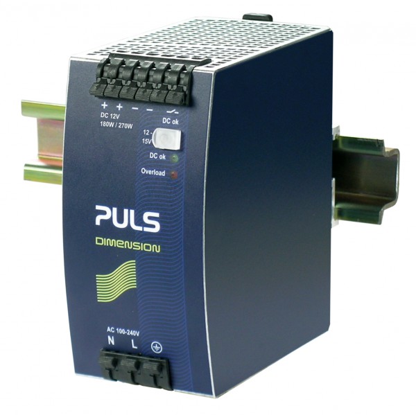 QS10.121 PULS Hutschienen-Netzteil, 12VDC, 15A, 180W