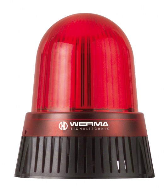 WERMA LED-Sirene BM 32 Töne 10-48VAC/DC RD