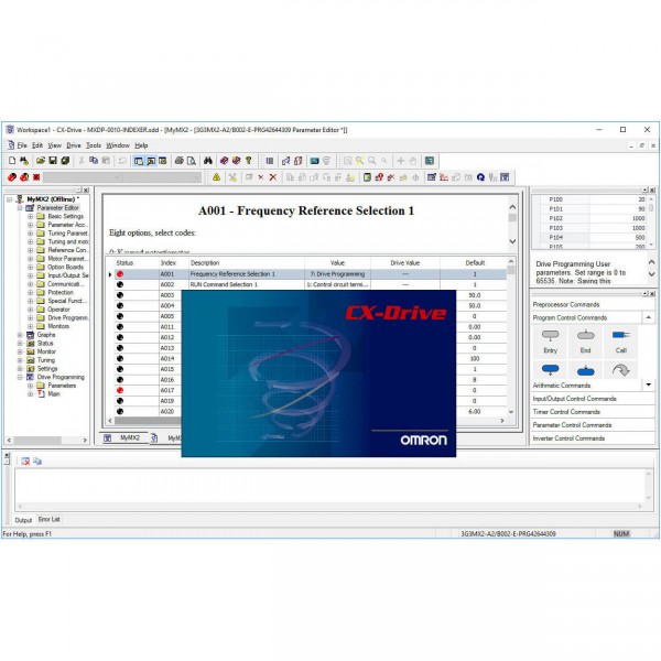 CX-Drive-Konfigurationssoftware für Frequenzumrichter und Servos, CD-ROM