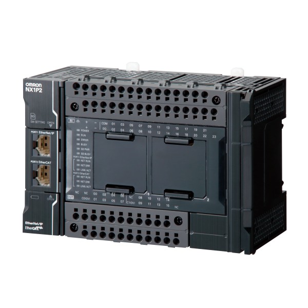 Sysmac NX1P CPU mit 40 Digitaltransistor-E/A-Einheiten (PNP), 1 MB Speicher, EtherCAT (0 Servoachsen