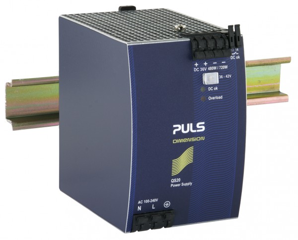 QS20.361 PULS Hutschienen-Netzteil, 36VDC, 13,3A, 480W
