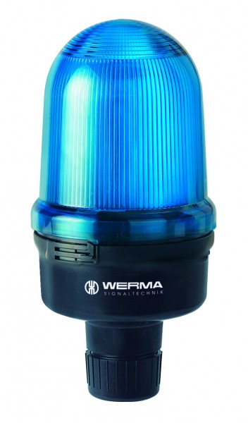 WERMA LED-Dauer-/Blinkleuchte RM 24VDC BU