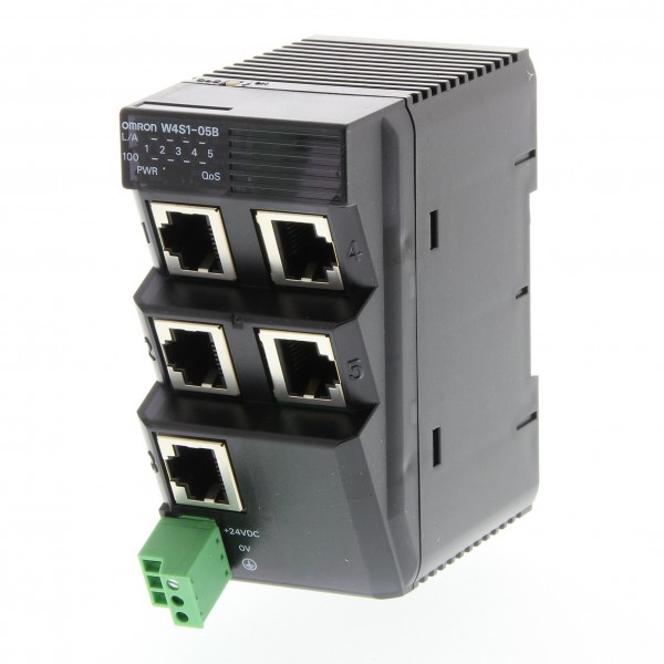 Ethernet Switch 5 Ports, DIN-Schienenmontage, 24VDC